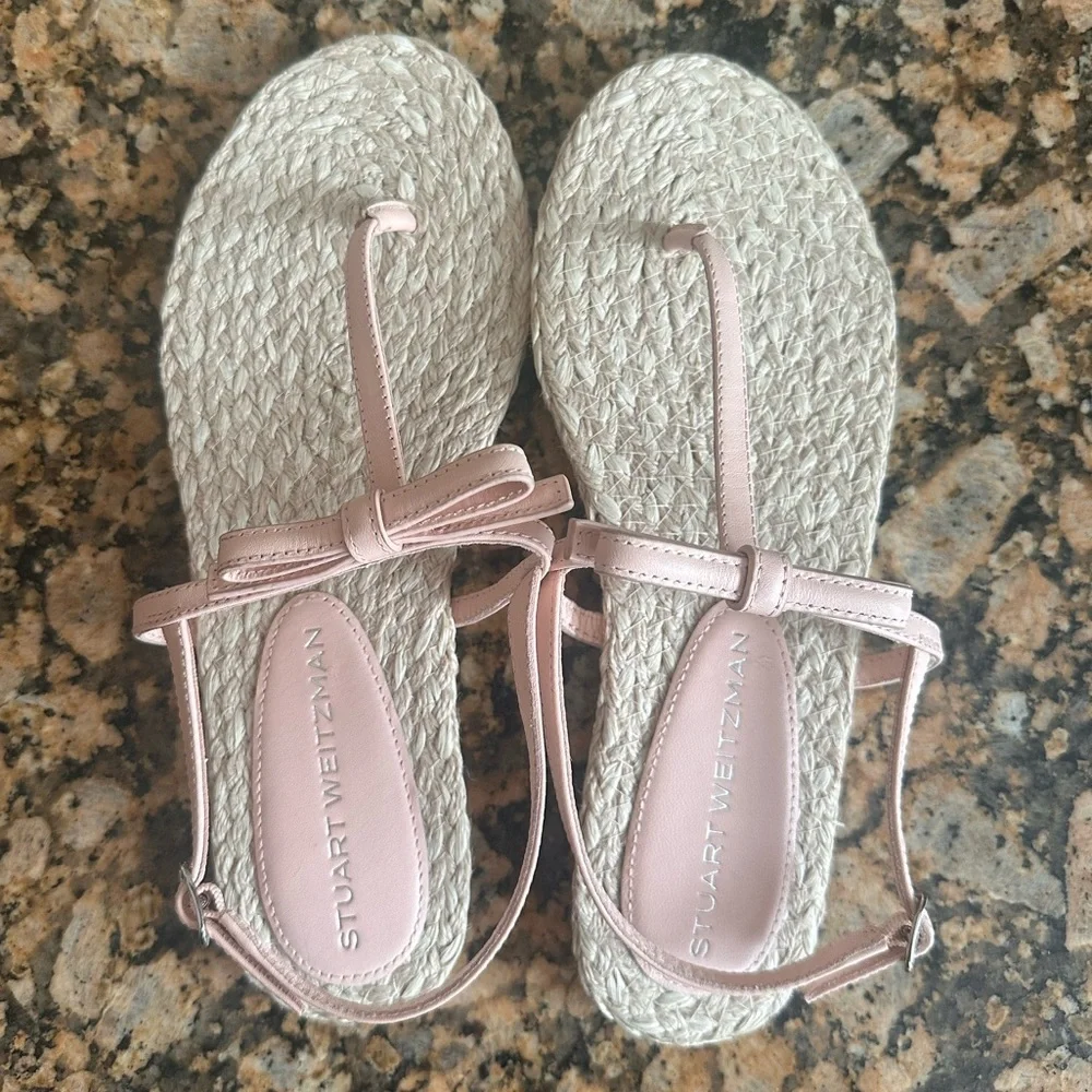 Stuart Weitzman Felicity Slingback Espadrille Sandal